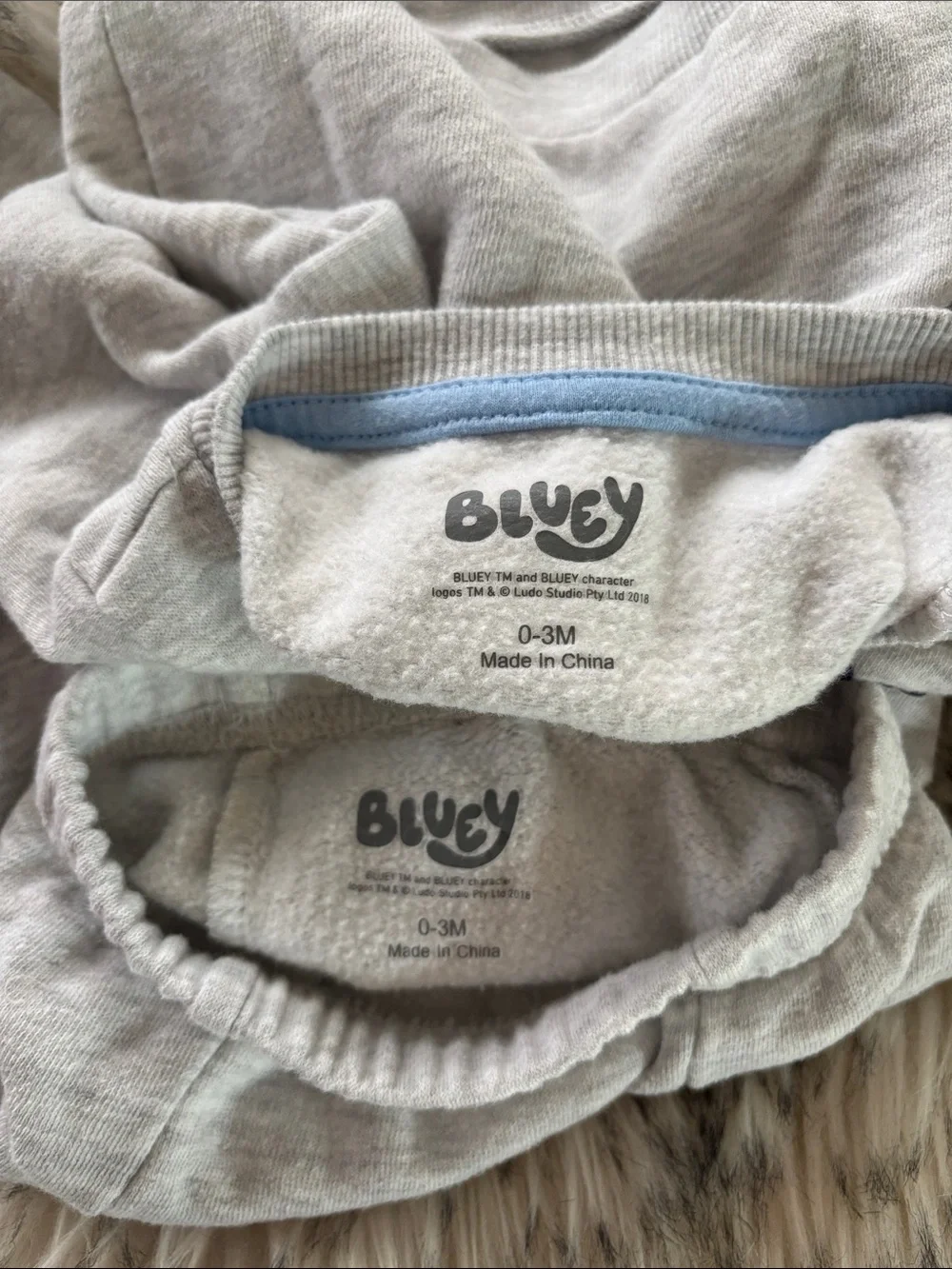 Bluey used cozy gray